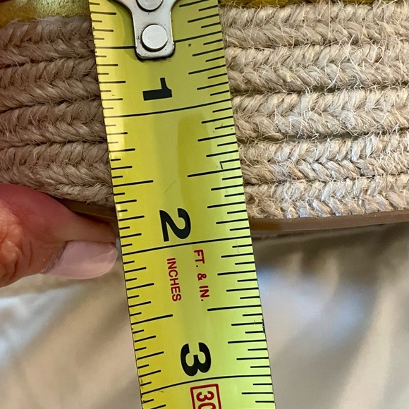 Marc Fisher Women Odilia Platform Heeled Sandals Rope Jute Size 11 - Picture 9 of 12